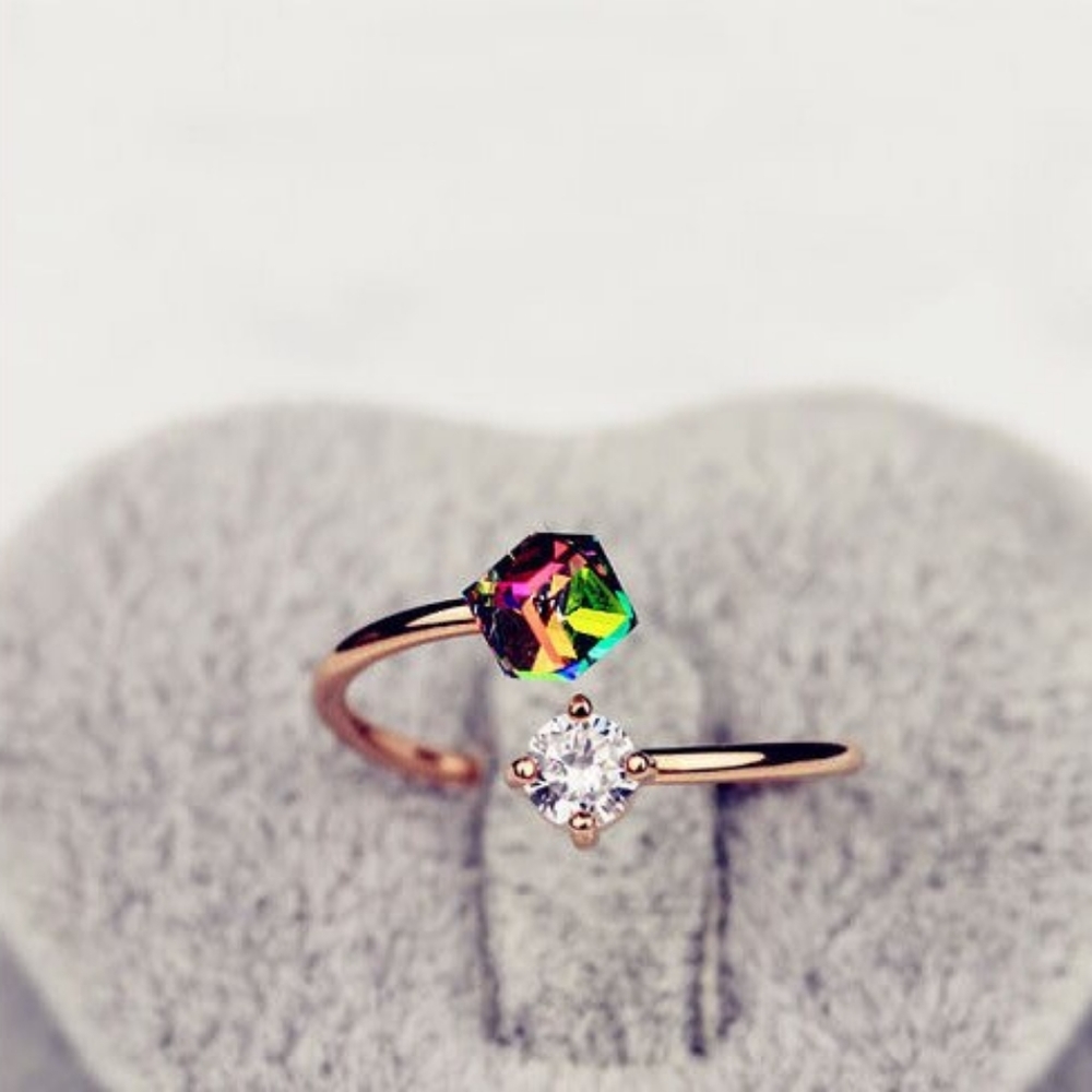 Mystic Topaz Resizable Ring